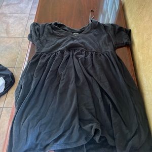Black mini summer dress